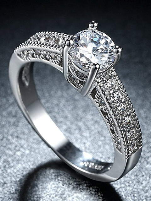 YELLOW CHIMES Valentines day Special White Crystal Adjustable