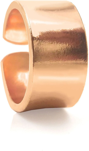 shinde exports mens' heavy pure plain tamba anguthi/ Copper Ring