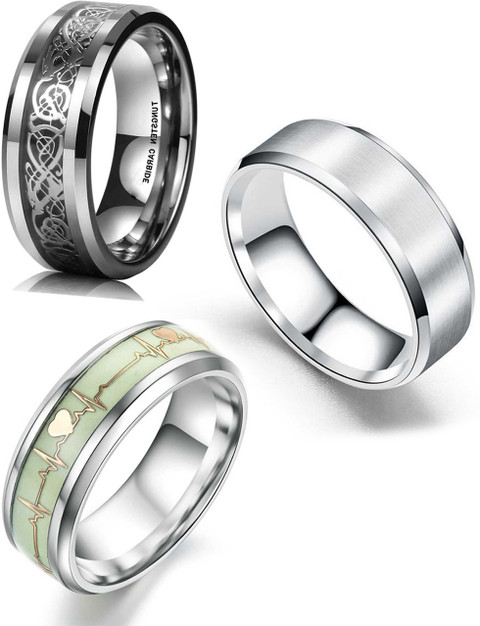 Stainless Steel Silver Ring Price For Boy MEENAZ Silver Ring For