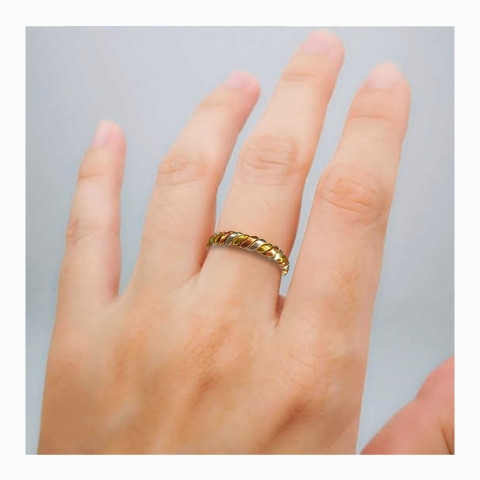 GIFTSFORALL Dhatu Ring Silver,Copper Brass) Brass, Silver