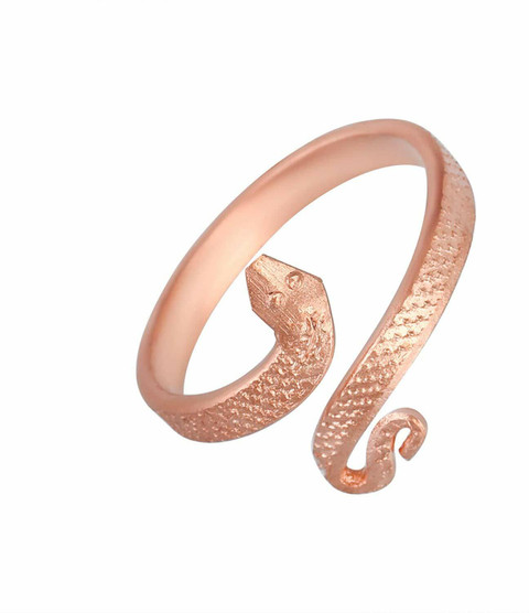 Zumrut Set of Pure Copper Snake Free Size Adjustable Challa