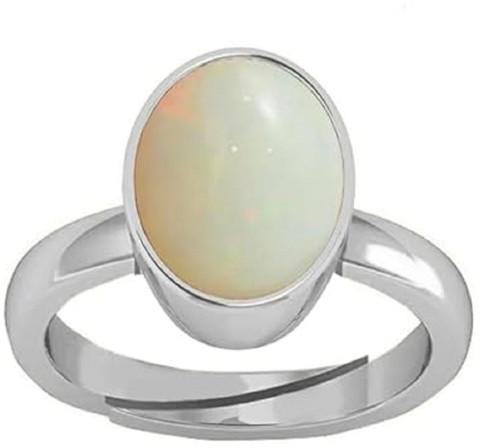 Sidharth Gems 9.25 Ratti 8.00 Crt Australian Opal Ring Original