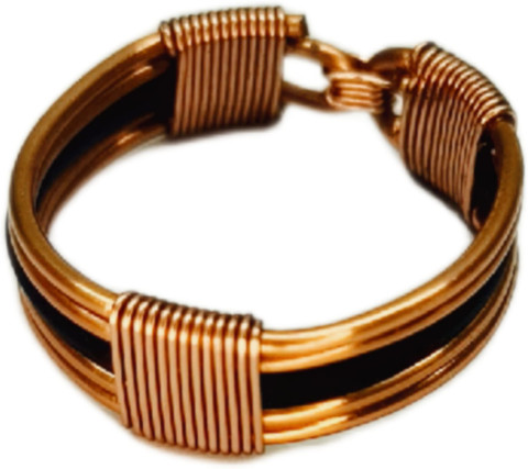 Occultify India Elephant Hair Ring Copper Handmade Copper Copper Plated Ring