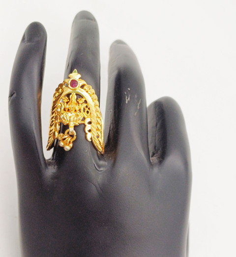 Gram Lakshmi Devi Rings NANDANA COLLECTIONS Trending Lakshmi One