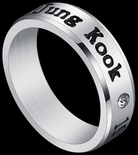 Jewelgenics BTS KPOP Jung Kook Name & DOB Stainless Steel Silver