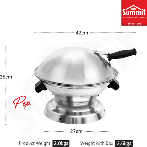 SUMMIT Gas Tandoor 2Kg Pep Galvanized Iron Base Regular Size  Multipurpose Tandoor kg Roaster