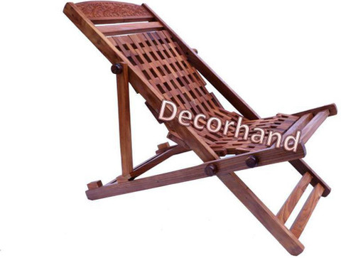 Artesia Folding Sheesham Wood Relaxing Rest Chair Solid Wood Seater  Rocking Chairs