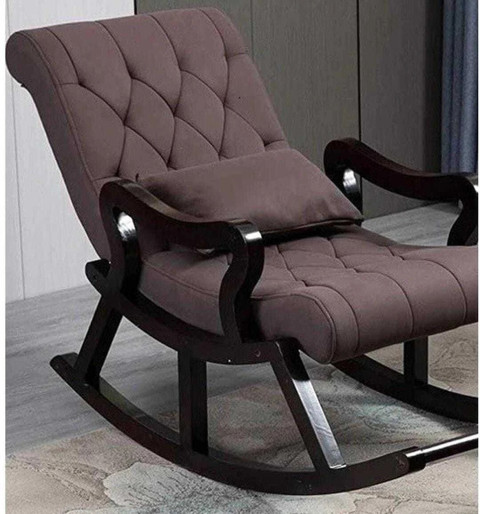 wooden luxury Rocker Rocking Chair with footrest Recliner Relaxing
