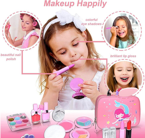 KIDOLOGY Mermaid Makeup Kit for Girls 3+ Years - Christmas