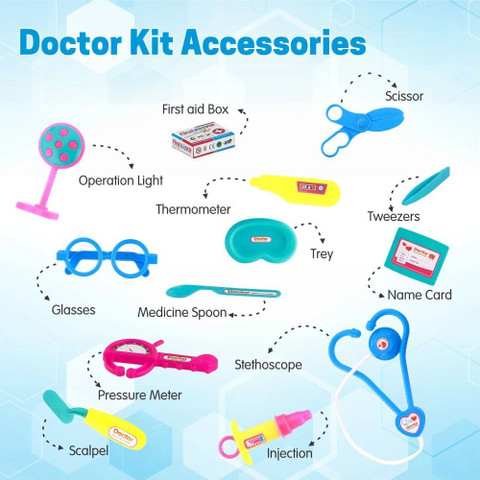 Aditi Toys Doctor Playset For Kids Boy girl Blue