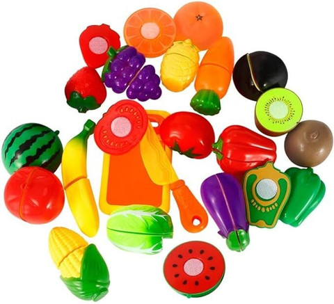 Jokers Food Kitchen Kids Toys Plastic Toy Vegetables And Fruits Cutting  Classic Pretend Play Simulation Educational Toy Food Pizza Toy Set