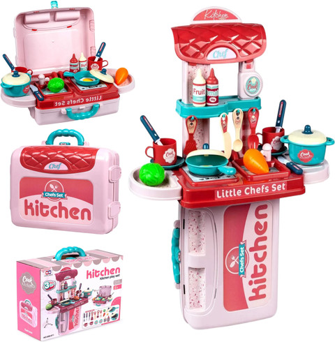 KAVANA Mini kitchen set steel toys,kitchen set for kids,kids kitchen set toy
