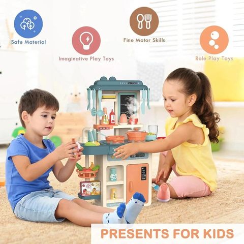 himanshu tex 42 Pcs Toy Kitchen Sets, Simulated Spray Kitchen Toys