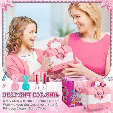 Mayneisha Makeup Girls Princess Play Make Up Toys, for Age 3+ Year