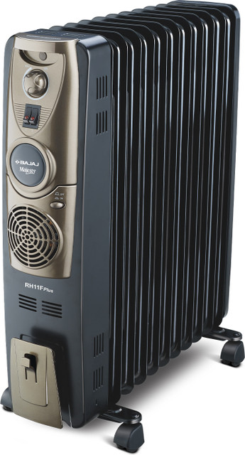 BAJAJ Majesty RH 11F Plus Oil Filled Room Heater Price in India