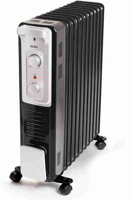 Glen HA-7015OR11 Electric 11 Fin Oil Filled Radiator Room Heater