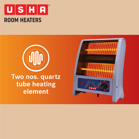 USHA QH 4302 Quartz Room Heater Price in India Buy USHA QH 4302