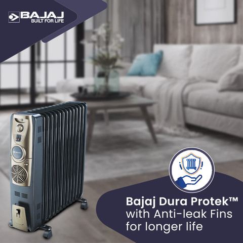BAJAJ Majesty RH 9F Plus RH9 F Oil Filled Room Heater Price in