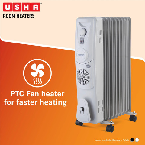 Thermostat Usha Room Heater Oil Filled Usha Small Oil Heater Usha