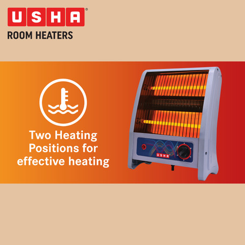 USHA QH 4302 Quartz Room Heater Price in India Buy USHA QH 4302