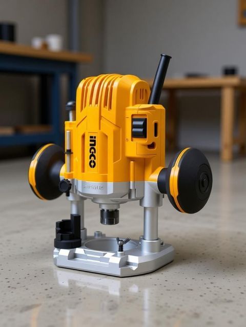 INGCO ELECTRIC ROUTER RT160028 1600w (22000 rpm)coping ring,aluminum ...
