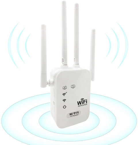 Trenzu WR10 WiFi Range Extender for Home 300Mbps, 2500 SQ FT Coverage  Router Antenna Booster
