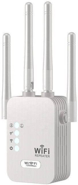 Muvit Antina WiFi Extender WiFi 300Mbps WiFi Booster WiFi WiFi Range  Extender GHz 300 Mbps Wifi Speed Single Band External Antenna Access