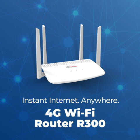 Trueview 4G Wireless Mobile Sim Based 4G Router 2.4 GHz 300 Mbps Wifi ...