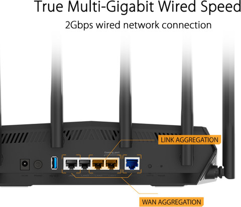 ASUS TUF AX5400 Mesh Router 2.4 GHz, 5 GHz 4804 Mbps Wifi Speed