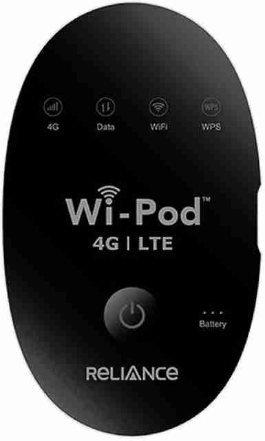 Reliance Router Reliance Router Hotspot 4G LTE 850/1800/2300 MHZ, Unlocked All Sim ...