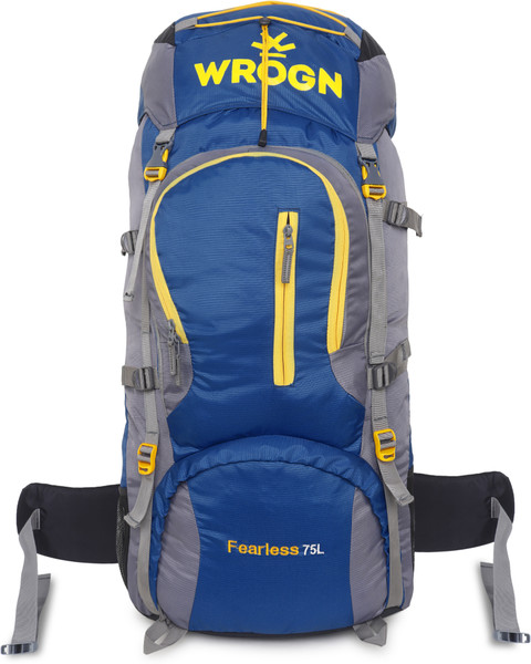 WROGN Trekking Bag For Hiking/Camping/Outdoor Sports with Rain Cover/Shoe  Compartment Rucksack 75 L
