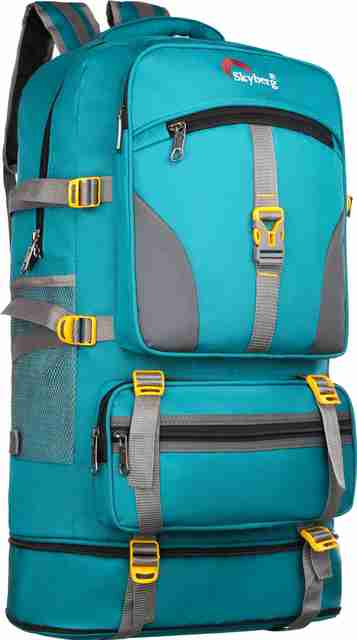 Skyberg 60 Litres Curve Water Resistant Rucksack For Hiking Trekking And  Travel Unisex 60 L Backpack