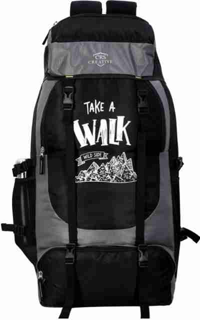CRS CREATIVE UNISEX Water Proof Mountain RucksackHiking/Trekking/Camping Bag Rucksack - 70 L (Grey) - Image 5