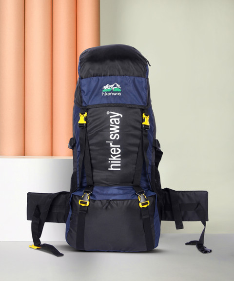 hiker's way Rucksacks for men rucksack bags, trekking bags travel bag with  rain cover Rucksack 70 L