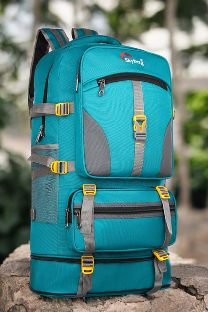 60 Litre Hiking Bag Skyberg 60 Litres Curve Water Resistant Rucksack For Hiking  Trekking And Travel