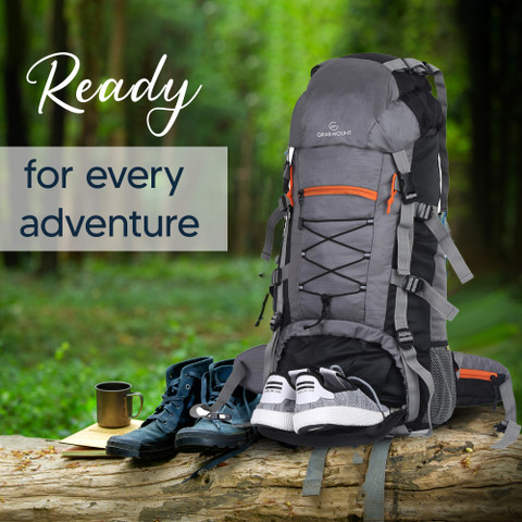 YOI Mountain Bag Hiking Bag 65 LTR Rucksack Travel Backpack for