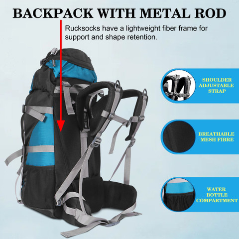 Endeavour Snow Rucksack 60 L Airforce Blue Price in India