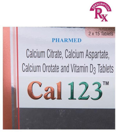 Cal 123 Tablet (15 Tab) Price in India - Buy Cal 123 Tablet (15 Tab ...