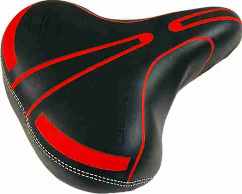 ShreNik Bicycle Saddle Cycle Seat Wide Suspension PU Form Mountain