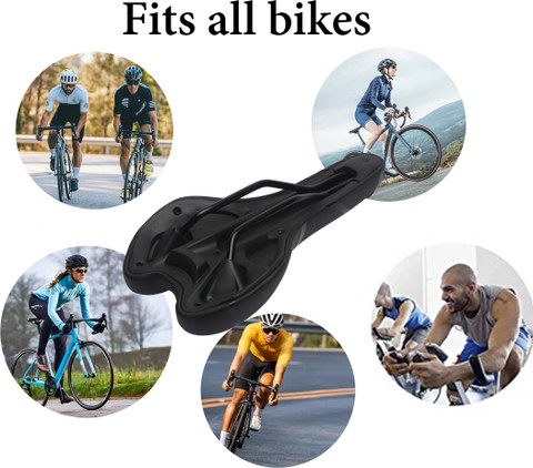 SHIVEXIM Mountain MTB Saddle Comfort Soft Leather Cushion Bike