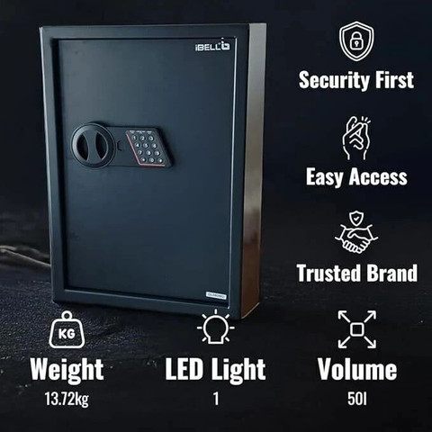 iBELL SL-50B Digital Electronic Safe Locker for Personal & Office