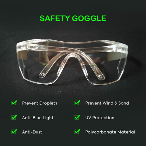Skylight Transparent Protective Eyewear Pack Of Eye Protection