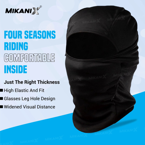 MIKANIX Full Face Mask Balaclava Anti-Pollution Helmet Head Cap