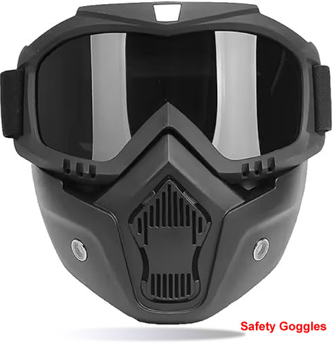 Onyx FACE NEW MASK FOR BIKE HELMET With Soft Foam Padded