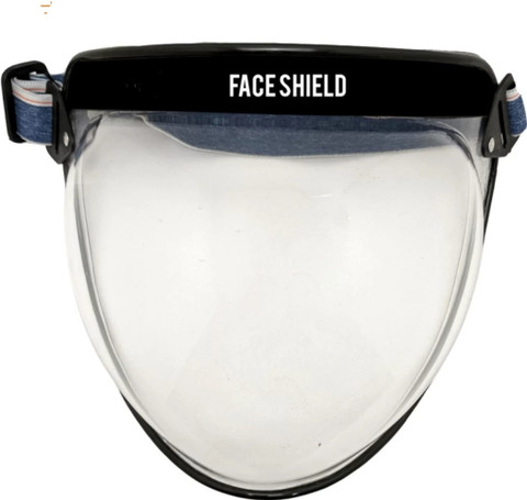 FELL-TRACK Bubble Face Shield helmet Visor 180° Full Face Protector Safety  Coverage Active Safety Visor