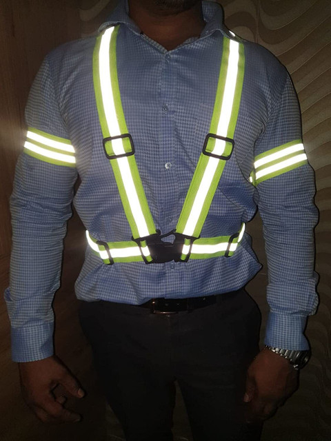 RBGIIT Reflective Vest for Running Cycling Jogging Night Riding