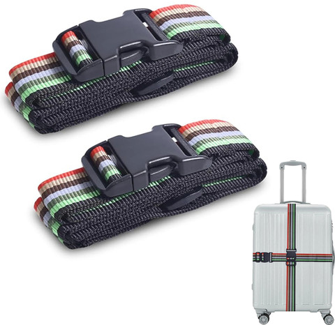 Robustt Luggage Straps Suitcase Lock Belt Strap (Pack of