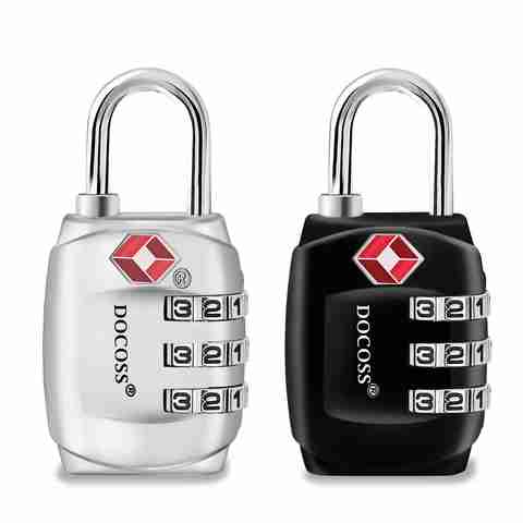 DOCOSS Set of 331 Metal TSA Lock for Luggage/TSA Lock Number Password  Lock Safety Lock