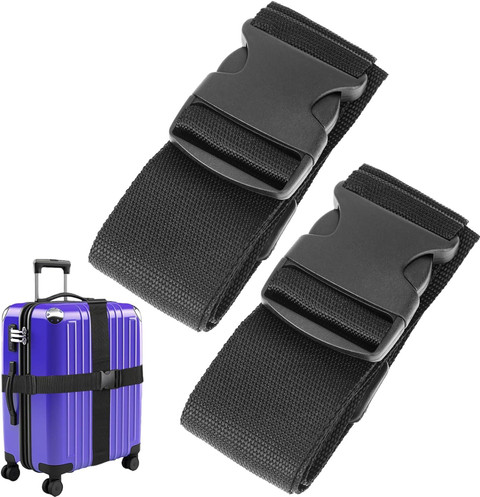 NIRMATSARAY x luggage straps for suitcases Buckle for Traveling  Bags, Bike-2pcs Luggage Strap