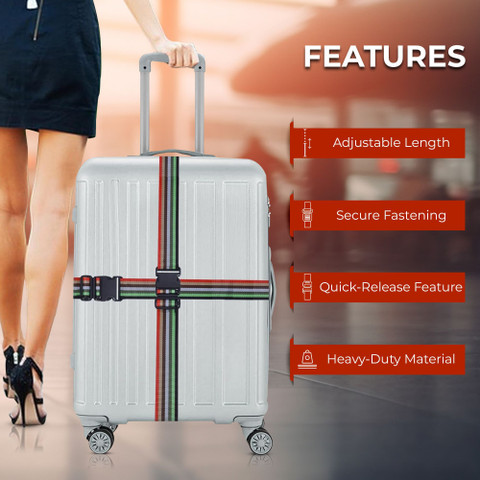 Robustt Luggage Straps Suitcase Lock Belt Strap Luggage Strap